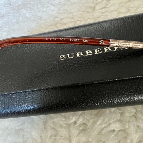 Burberry B 1157 1011 Half rim Gold metal brown plastic Eyeglass’s Frame main image 9